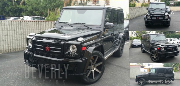 2002 Mercedes-Benz G500 WALD Black on Black G63 AMG biturbo wagon Gwagen Gelik For Sale Glendale Auto Leasing and Sales, Burbank LA beverly hills west hollywood (1)